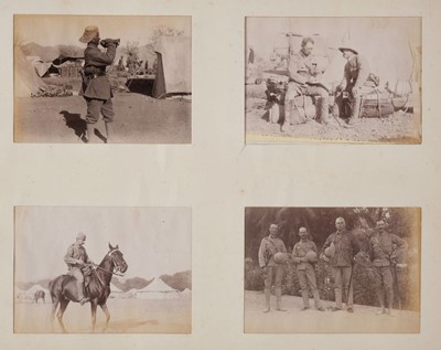 Lot 230 - The Tirah Expedition 1897[-98]. An album of 170 window-mounted photographs