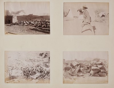 Lot 230 - The Tirah Expedition 1897[-98]. An album of 170 window-mounted photographs