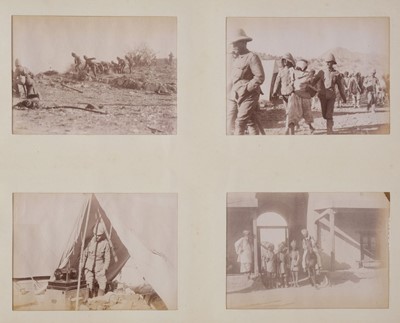 Lot 230 - The Tirah Expedition 1897[-98]. An album of 170 window-mounted photographs