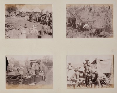 Lot 230 - The Tirah Expedition 1897[-98]. An album of 170 window-mounted photographs