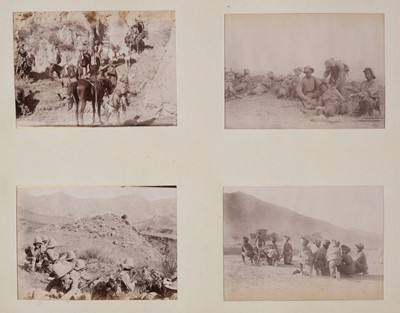 Lot 230 - The Tirah Expedition 1897[-98]. An album of 170 window-mounted photographs