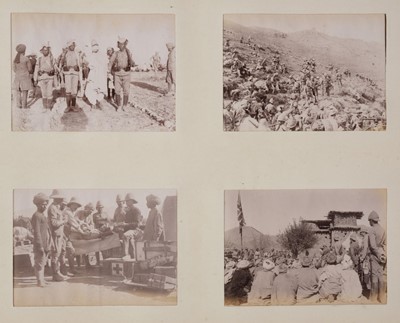 Lot 230 - The Tirah Expedition 1897[-98]. An album of 170 window-mounted photographs