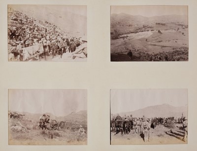 Lot 230 - The Tirah Expedition 1897[-98]. An album of 170 window-mounted photographs