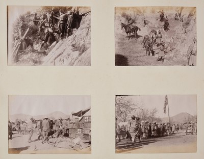 Lot 230 - The Tirah Expedition 1897[-98]. An album of 170 window-mounted photographs