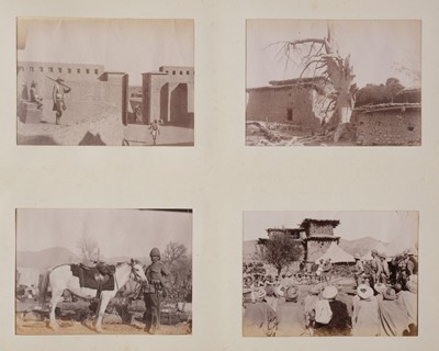 Lot 230 - The Tirah Expedition 1897[-98]. An album of 170 window-mounted photographs