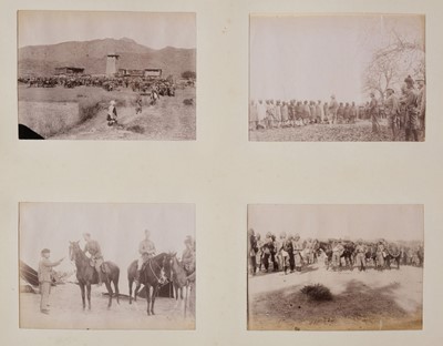 Lot 230 - The Tirah Expedition 1897[-98]. An album of 170 window-mounted photographs