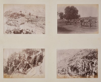 Lot 230 - The Tirah Expedition 1897[-98]. An album of 170 window-mounted photographs