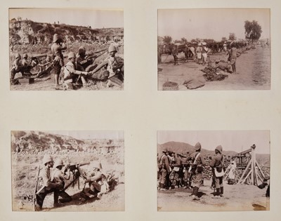 Lot 230 - The Tirah Expedition 1897[-98]. An album of 170 window-mounted photographs