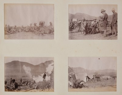 Lot 230 - The Tirah Expedition 1897[-98]. An album of 170 window-mounted photographs