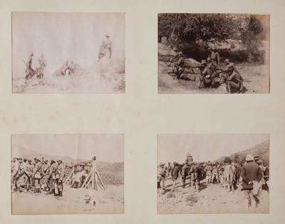 Lot 230 - The Tirah Expedition 1897[-98]. An album of 170 window-mounted photographs