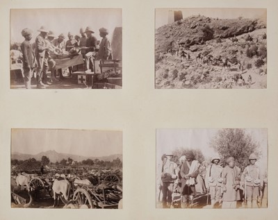 Lot 230 - The Tirah Expedition 1897[-98]. An album of 170 window-mounted photographs