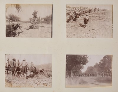 Lot 230 - The Tirah Expedition 1897[-98]. An album of 170 window-mounted photographs