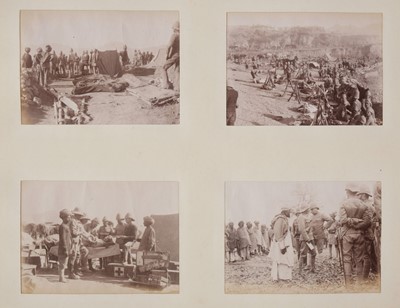 Lot 230 - The Tirah Expedition 1897[-98]. An album of 170 window-mounted photographs