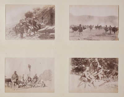 Lot 230 - The Tirah Expedition 1897[-98]. An album of 170 window-mounted photographs