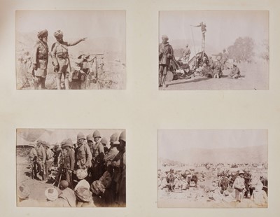 Lot 230 - The Tirah Expedition 1897[-98]. An album of 170 window-mounted photographs