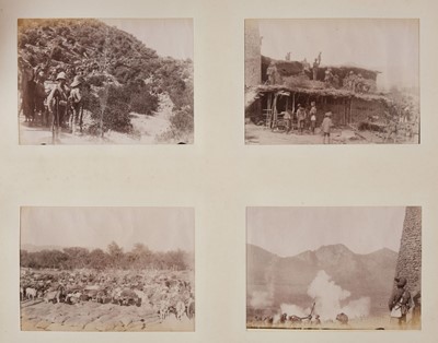 Lot 230 - The Tirah Expedition 1897[-98]. An album of 170 window-mounted photographs