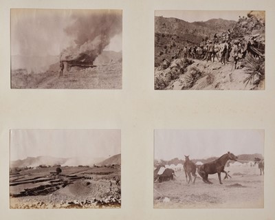 Lot 230 - The Tirah Expedition 1897[-98]. An album of 170 window-mounted photographs