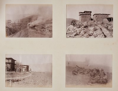 Lot 230 - The Tirah Expedition 1897[-98]. An album of 170 window-mounted photographs