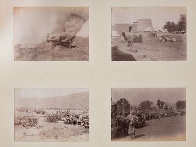 Lot 230 - The Tirah Expedition 1897[-98]. An album of 170 window-mounted photographs