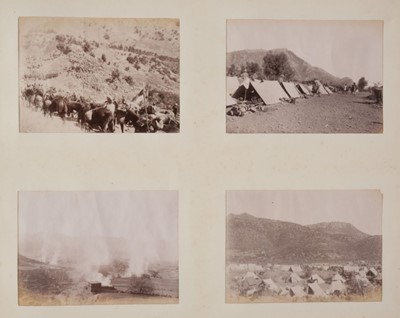 Lot 230 - The Tirah Expedition 1897[-98]. An album of 170 window-mounted photographs