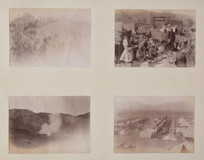 Lot 230 - The Tirah Expedition 1897[-98]. An album of 170 window-mounted photographs