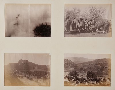 Lot 230 - The Tirah Expedition 1897[-98]. An album of 170 window-mounted photographs