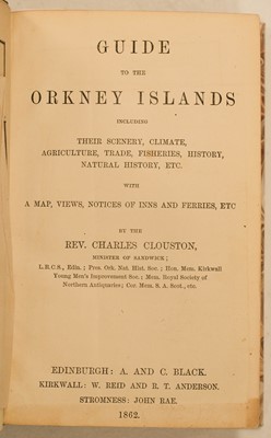 Lot 102 - Wallace (James). An Account of the Islands of Orkney, 2nd edition, 1700, & 8 others on Orkney