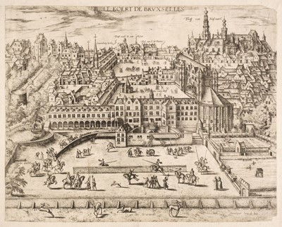 Lot 476 - Brussels. De Jode (Cornelis), Le Koert de Bruxelles, circa 1580