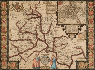 Lot 430 - Oxfordshire. Speed (John), Oxfordshire described with ye Citie..., circa 1627