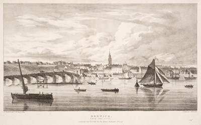 Lot 572 - Hullmandel (Charles). Berwick, from the South, Berwick: John Wilson, January 1st, 1825