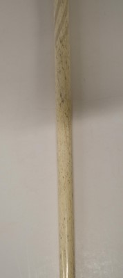 Lot 174 - Whalebone Stick. A Victorian whalebone stick