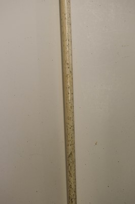 Lot 176 - Whalebone Stick. A Victorian whalebone stick