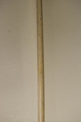 Lot 176 - Whalebone Stick. A Victorian whalebone stick