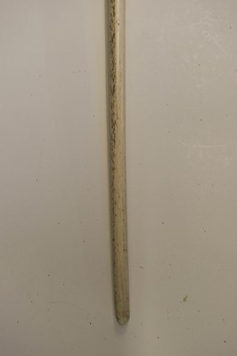 Lot 176 - Whalebone Stick. A Victorian whalebone stick