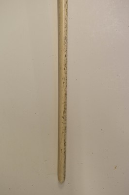 Lot 176 - Whalebone Stick. A Victorian whalebone stick