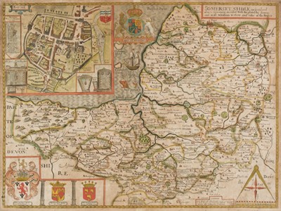 Lot 450 - Somerset. Speed (John), Somerset-Shire described..., 1700 or later