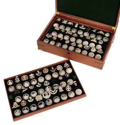 Lot 220 - Great British Regiments. 52 silver medals by The Birmingham Mint