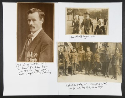 Lot 211 - Military Officers. An album containing 23 window-mounted cabinet cards, c. 1870s/1900s