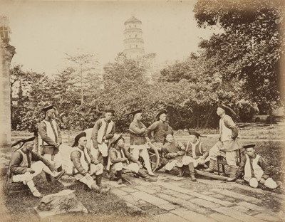 Lot 250 - Thomson (John, 1837-1921). Tartar Soldiers, Canton, 1869, albumen print