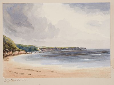 Lot 191 - Scrap albums. Lady Elizabeth Courtney, Views in the South of Devon, [1845]