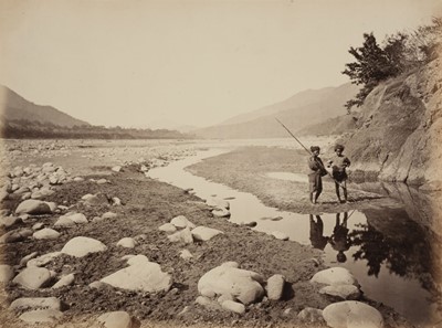 Lot 272 - Thomson (John, 1837-1921). Bed of La-Lung [Lan-long] River, [Taiwan], 1871