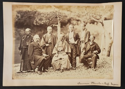 Lot 278 - Weed (Charles Leander). Japanese Cabinet Officials with the US Minister to Japan, 1867