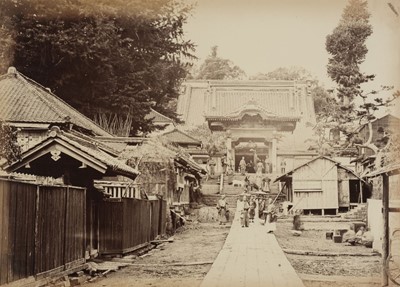 Lot 279 - Weed (Charles Leander). View in Yeddo [Edo, now Tokyo] (Japan), c. 1867, albumen print