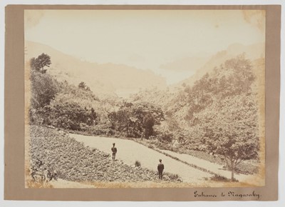 Lot 286 - Attrib. to Charles Leander Weed. Entrance to Nagasaky, [Nagasaki, Japan], c. 1867, albumen print