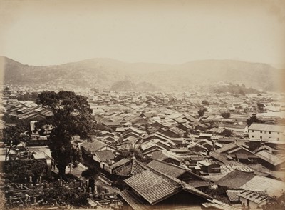 Lot 287 - Attrib. to Charles Leander Weed. Nagasaky [Nagasaki] Native Town, [Japan], c. 1867