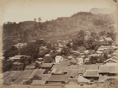 Lot 288 - Attrib. to Charles Leander Weed. Country View near Nagasaky, [Nagasaki, Japan], c. 1867