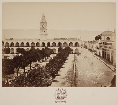 Lot 339 - Argentina. A group of 7 albumen prints of Tucuman, Argentina, by A. Paganelli, c. 1874