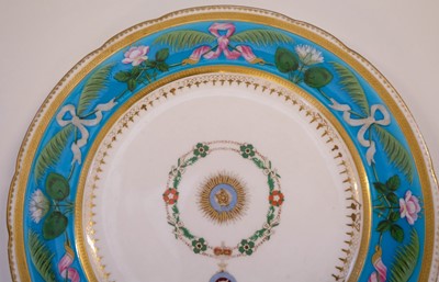 Lot 234 - Order of the Star of India. A Minton porcelain plate c.1920