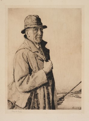 Lot 528 - Sporting etchings. Slocombe (Frederick), Salmon fishing, 1889