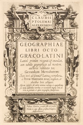 Lot 24 - Mercator (Gerard) - Ptolemaeus (Claudius). Geographiae libri octo, 1605